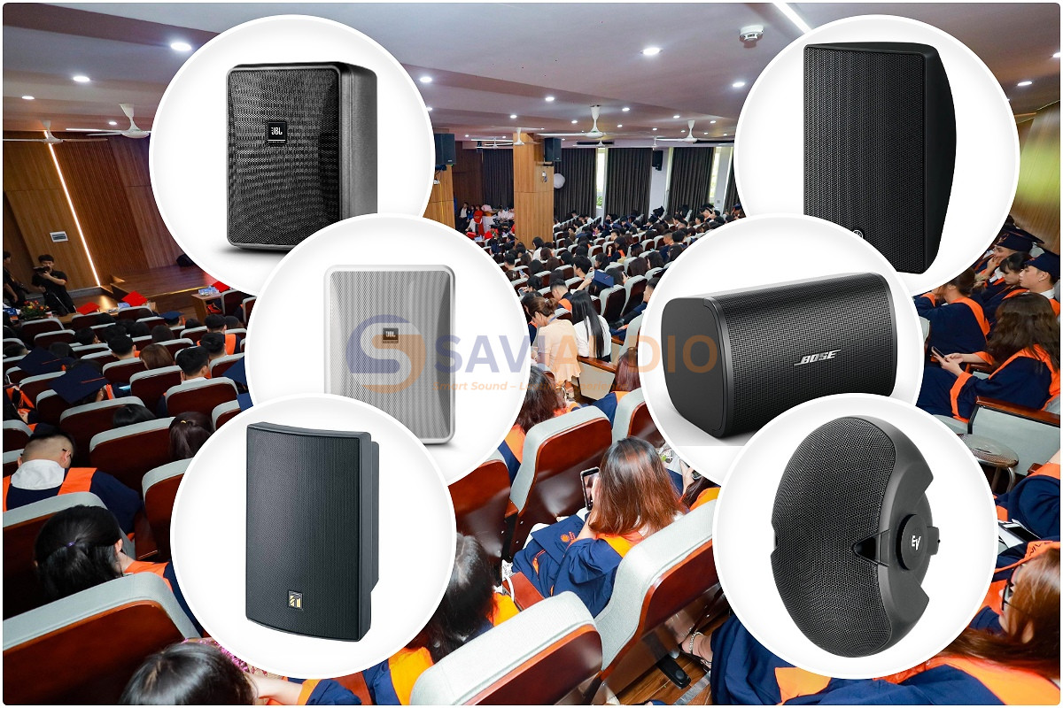 Loa treo tường cho lớp học