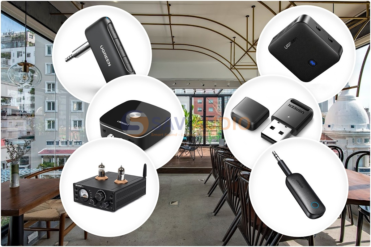 Các loại thiết bị nhận Bluetooth cho loa và amply phổ biến hiện nay