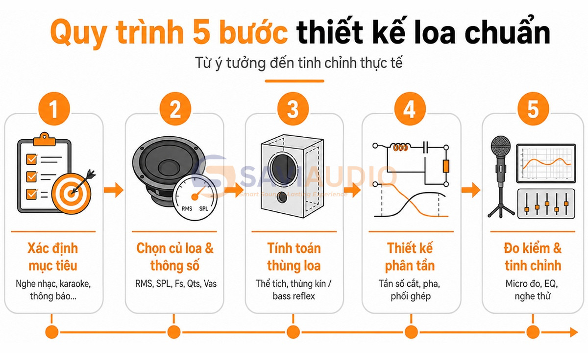Quy trình thiết kế loa
