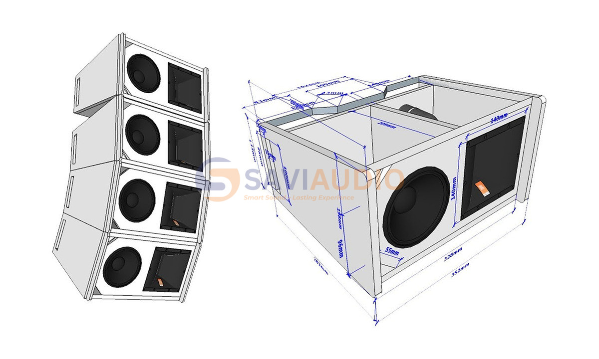 Thiết kế loa line array