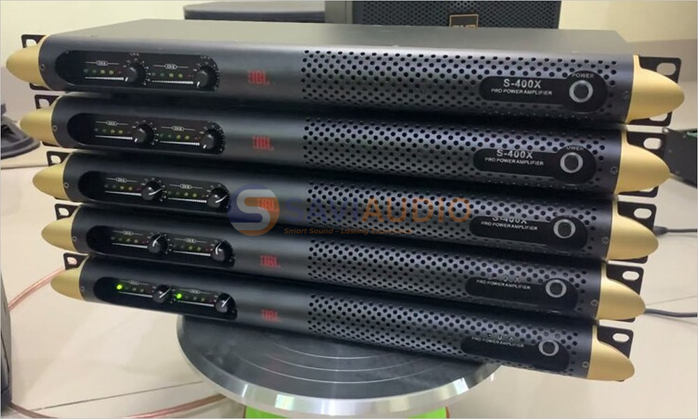 Cục đẩy công suất siêu mỏng JBL S-400X