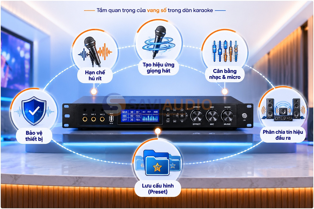 Tầm quan trọng của vang số trong dàn karaoke