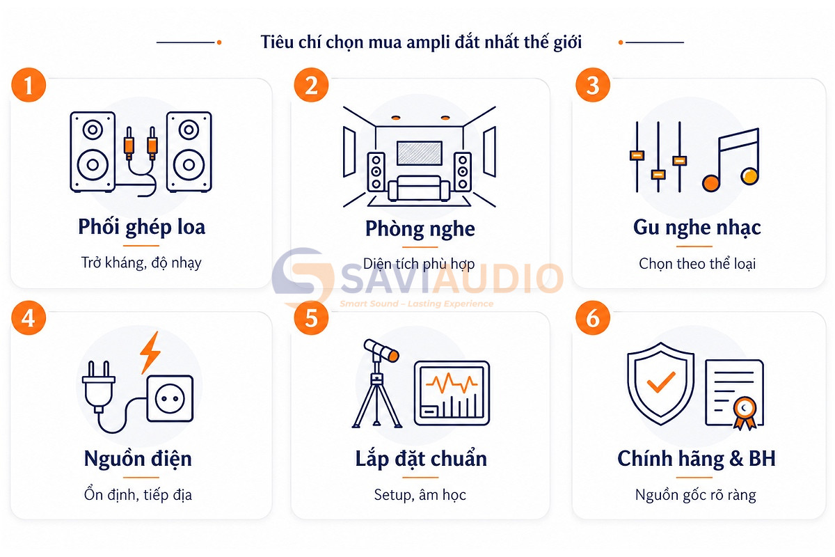 Tiêu chí chọn mua ampli đắt nhất thế giới