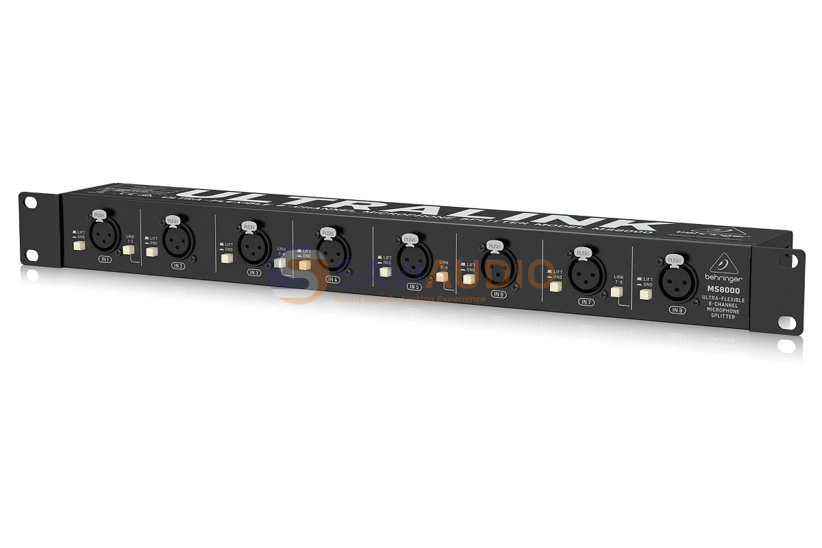 Behringer MS8000 - bộ chia micro 8 input, 16 output cho sân khấu live