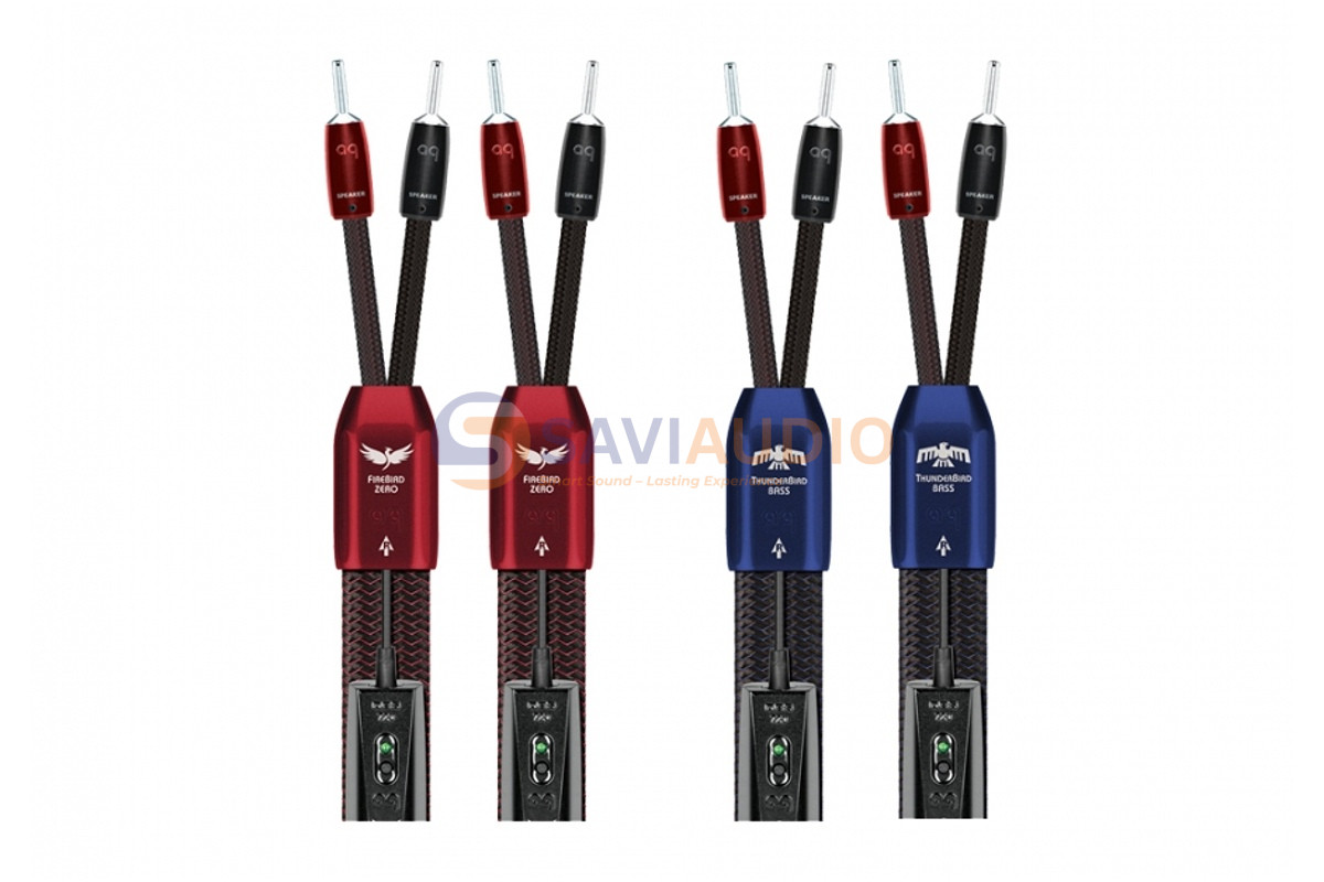Dây loa AudioQuest FireBird ZERO chống nhiễu carbon nhiều lớp