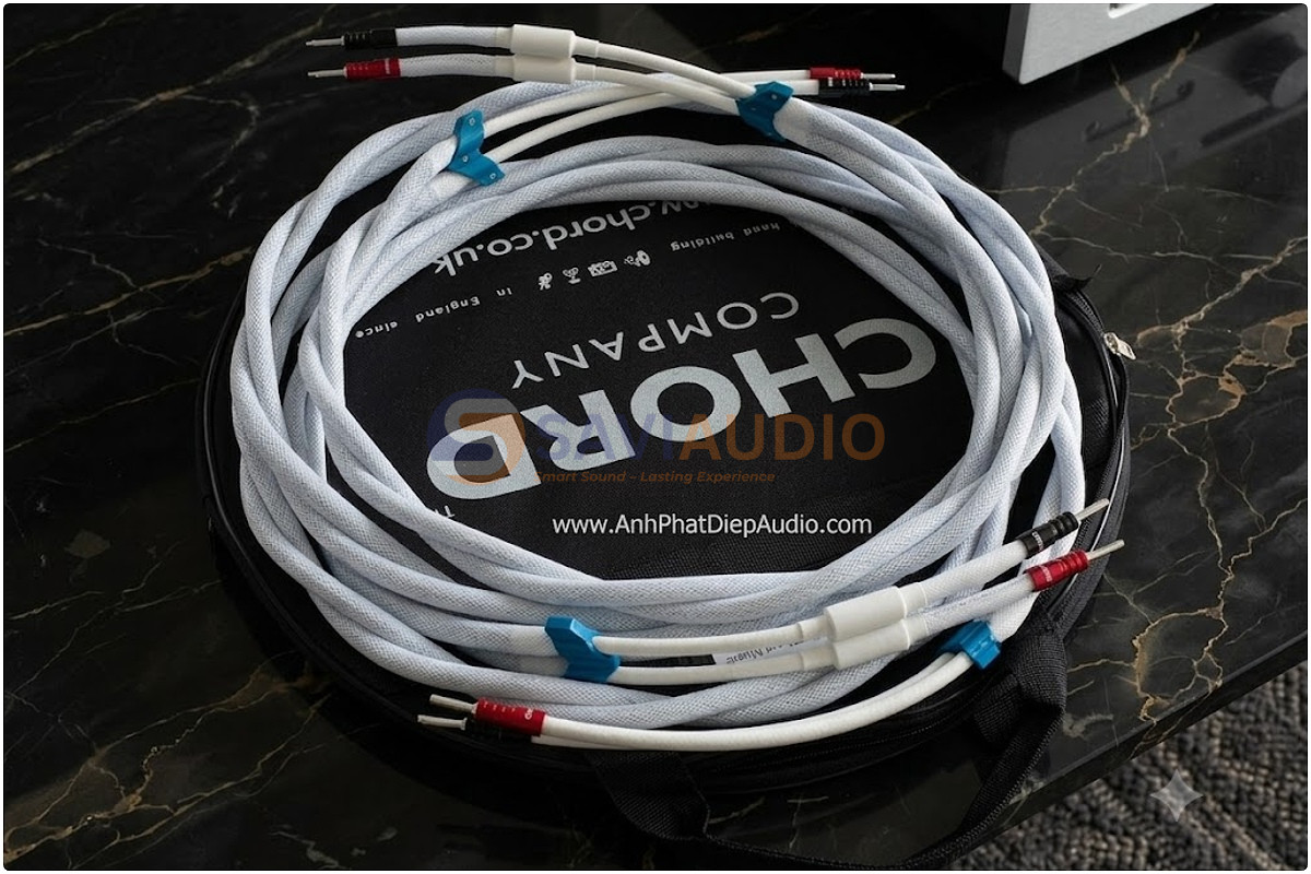 Dây loa ChordMusic Speaker Cable shield kép cao cấp