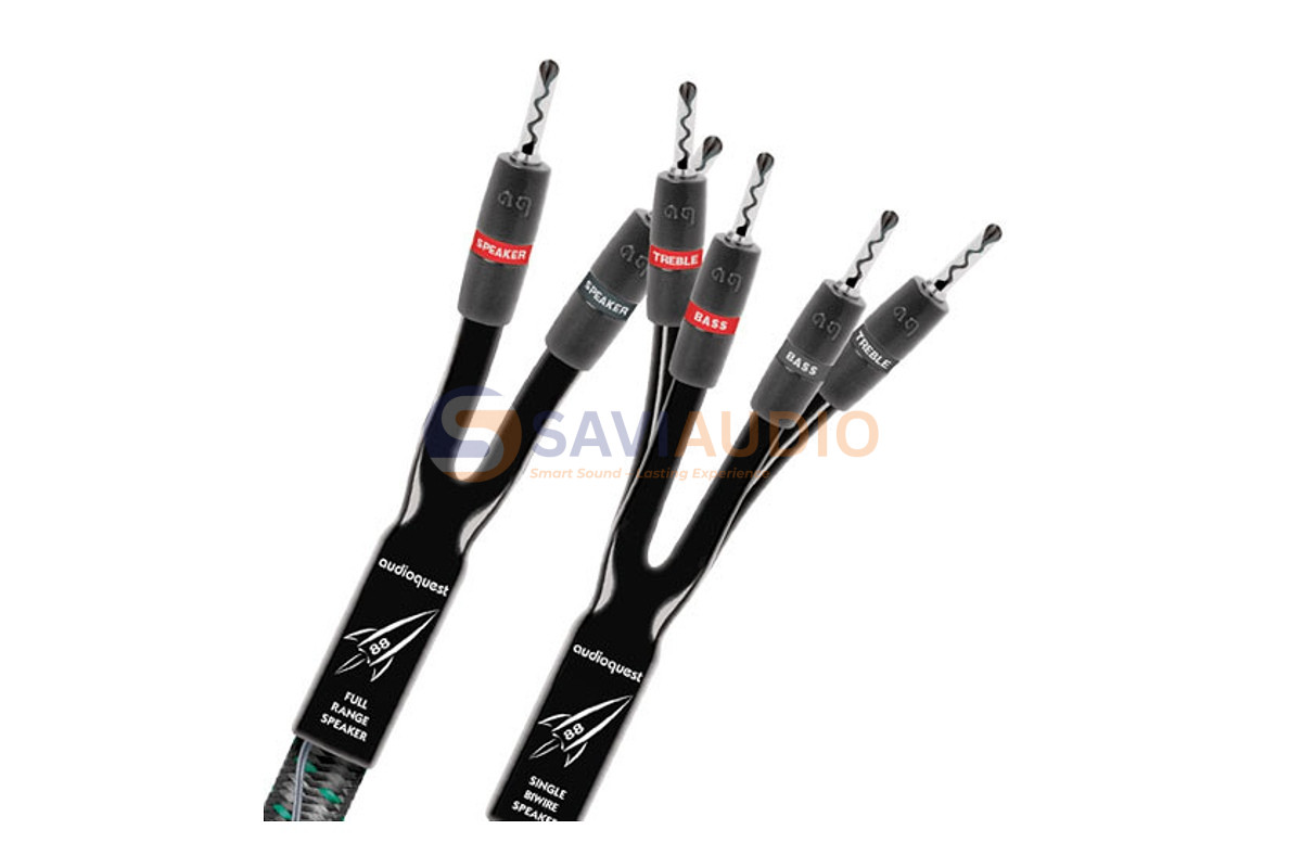 Dây loa AudioQuest Rocket 88 công nghệ Carbon-Based Noise-Dissipation