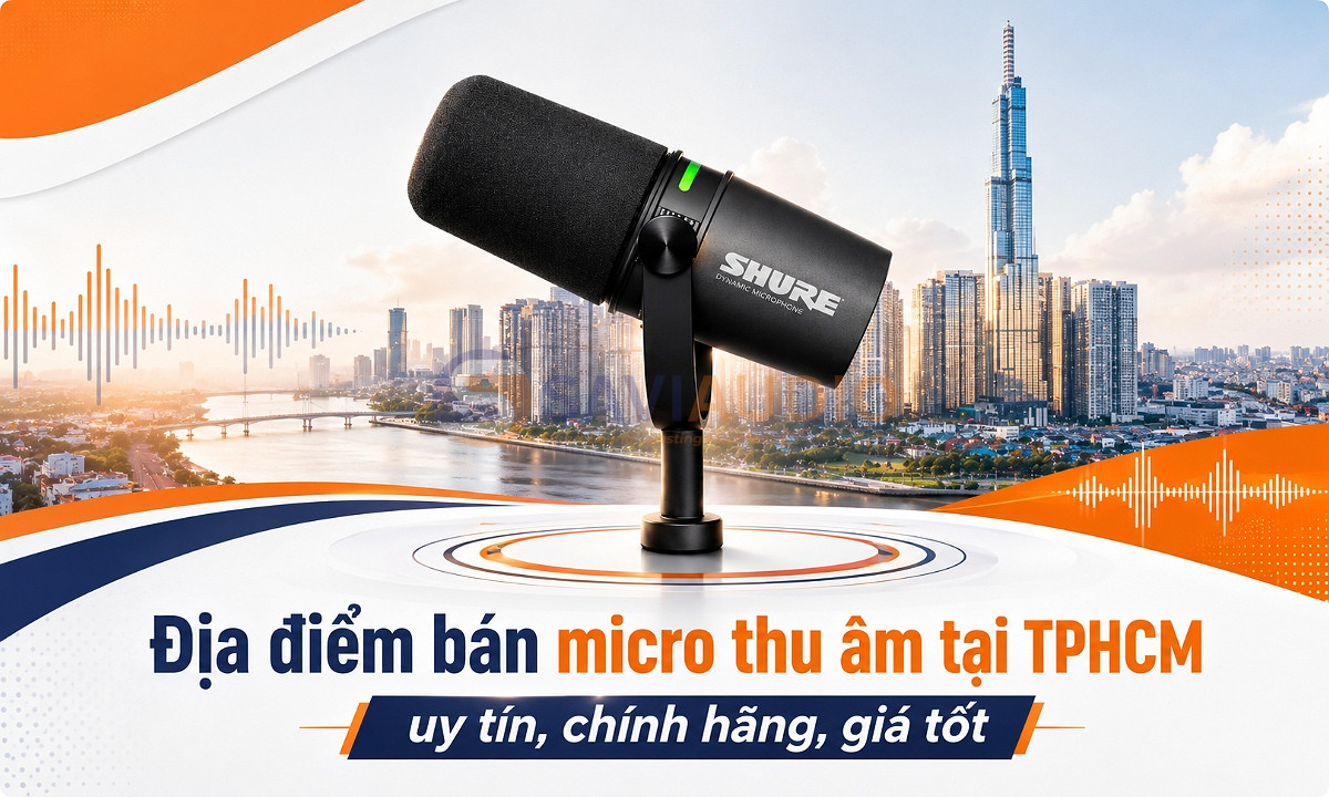 Xu hướng sử dụng micro thu âm tại TPHCM