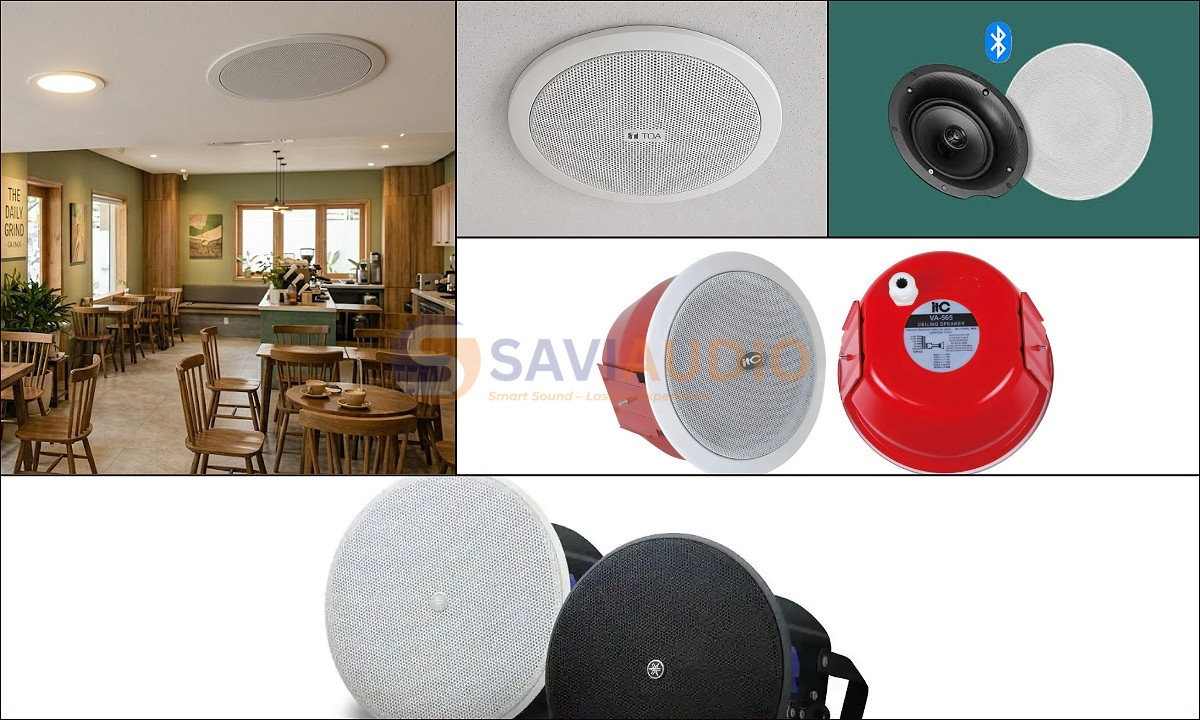 Các loại loa âm trần phổ biến hiện nay