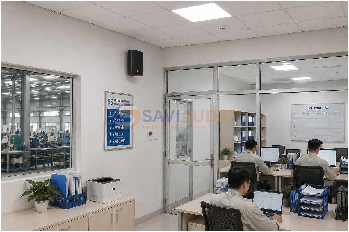 TOA BS-1030W - loa hộp gắn tường cho thông báo và phát nhạc nền