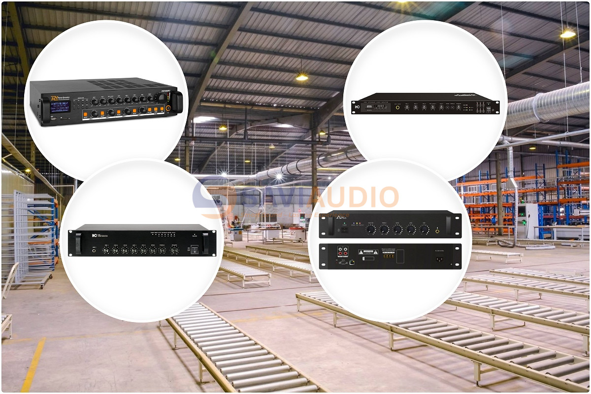 Amply thông báo 100V hoặc power amplifier
