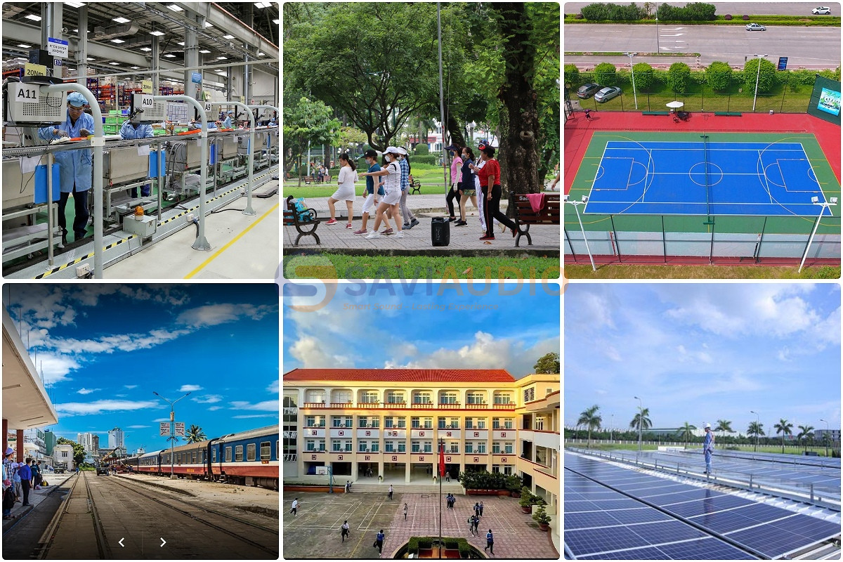 Loa phóng thanh 100W phù hợp sử dụng ở đâu?