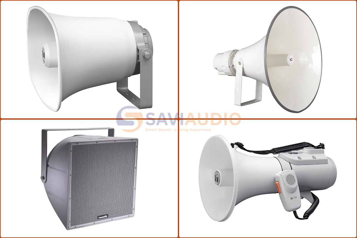 Các loại loa phóng thanh công suất lớn phổ biến