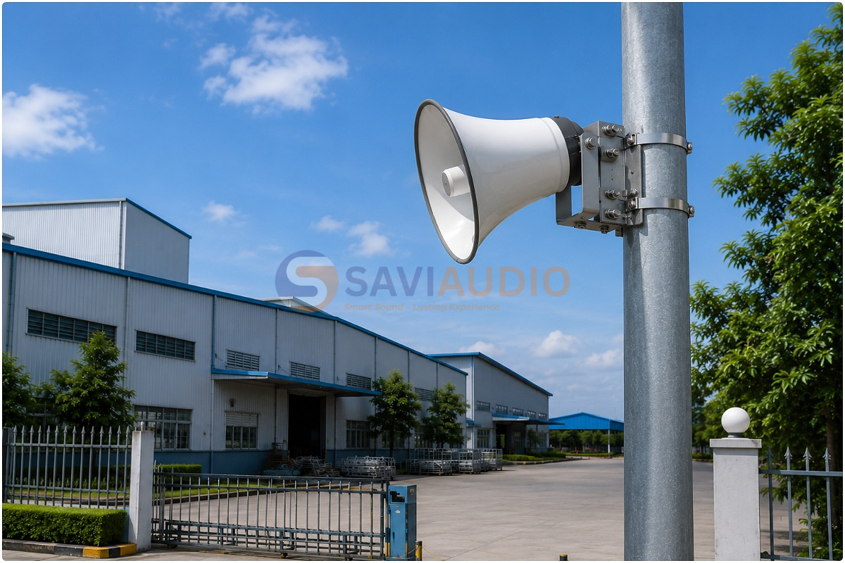 Loa phóng thanh ngoài trời AAV công suất 100W