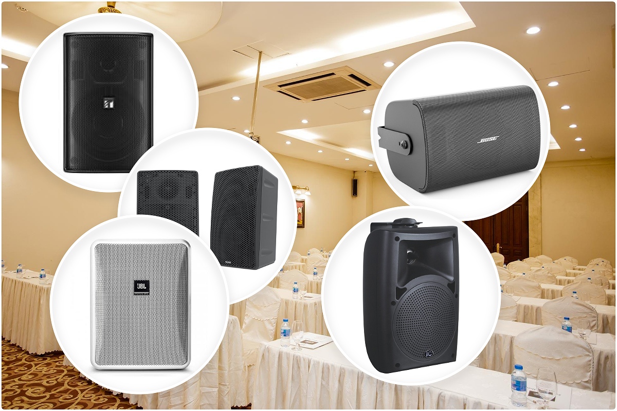 Giải pháp lắp đặt loa treo tường hội trường từ 50-100m2