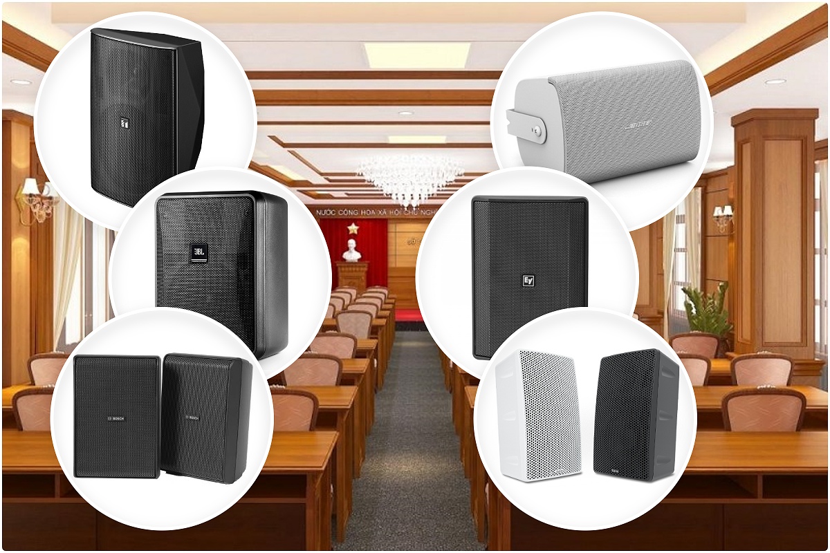 Giải pháp lắp đặt loa treo tường hội trường từ 100-200m2