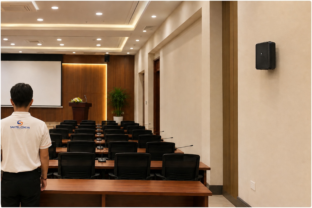 Mua loa treo tường hội trường ở đâu uy tín?