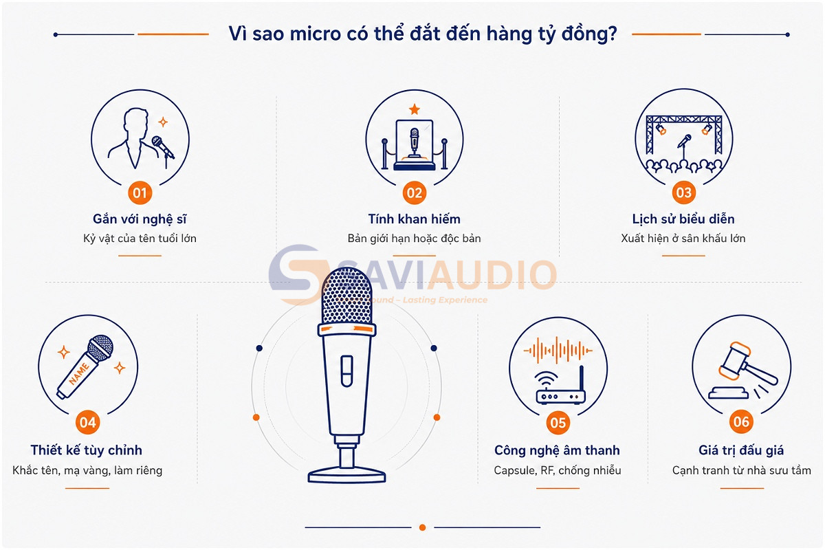 Vì sao micro có thể đắt đến hàng tỷ đồng?