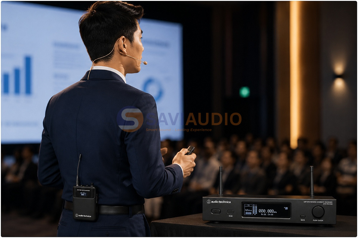 Micro hạt gạo không dây Audio-Technica ATW-3211N892XTH