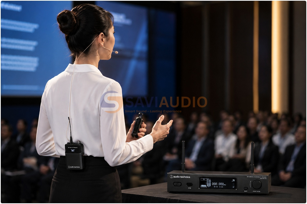 Micro hạt gạo không dây Audio-Technica ATW-3211/892XTH