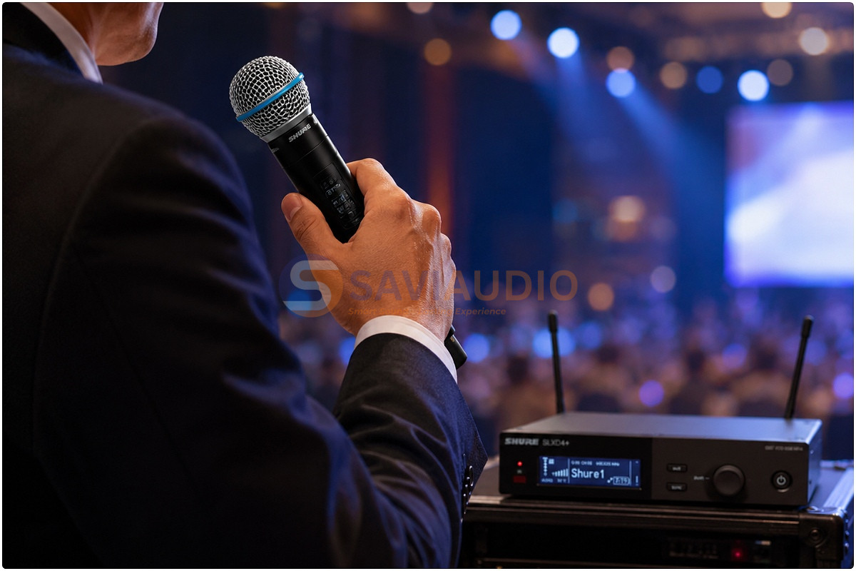 Micro Shure SLXD24+/B58 cho sự kiện chuyên nghiệp