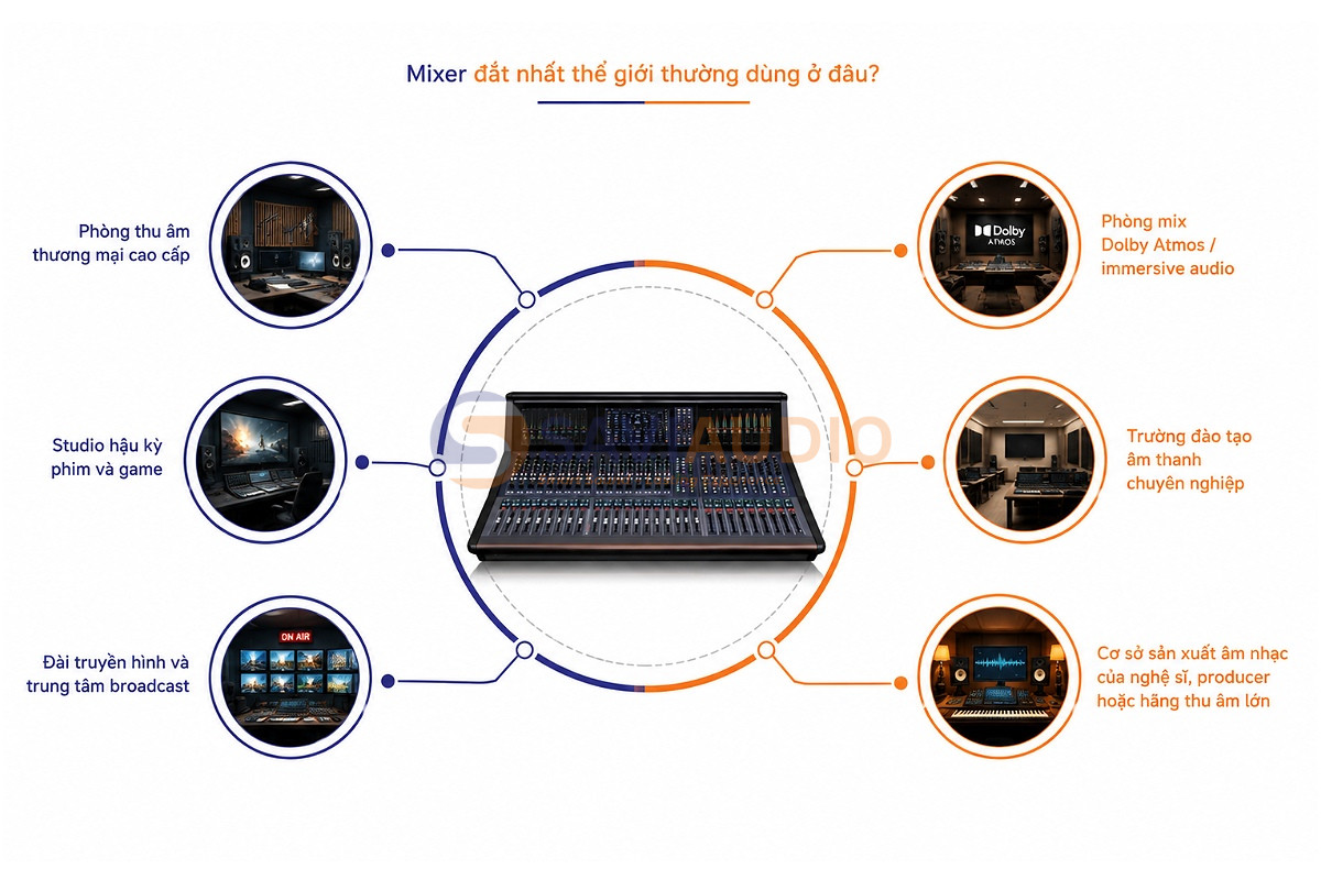 Mixer đắt nhất thế giới thường dùng ở đâu?