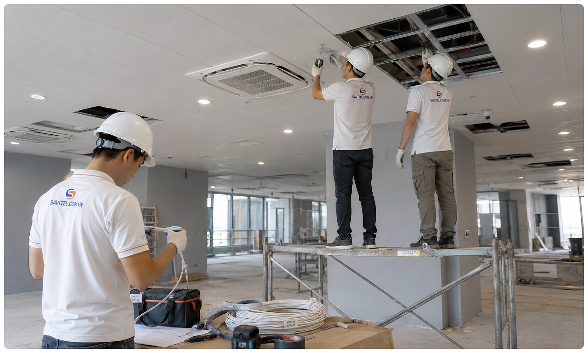 Thi công loa âm trần đúng kỹ thuật và đảm bảo thẩm mỹ
